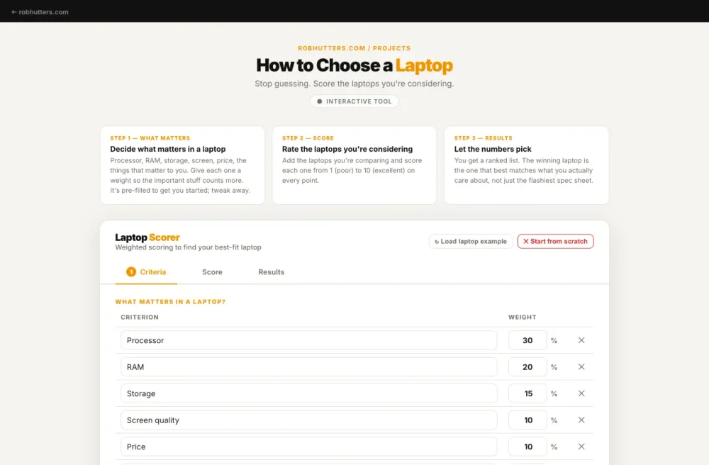 How to Choose a Laptop screenshot
