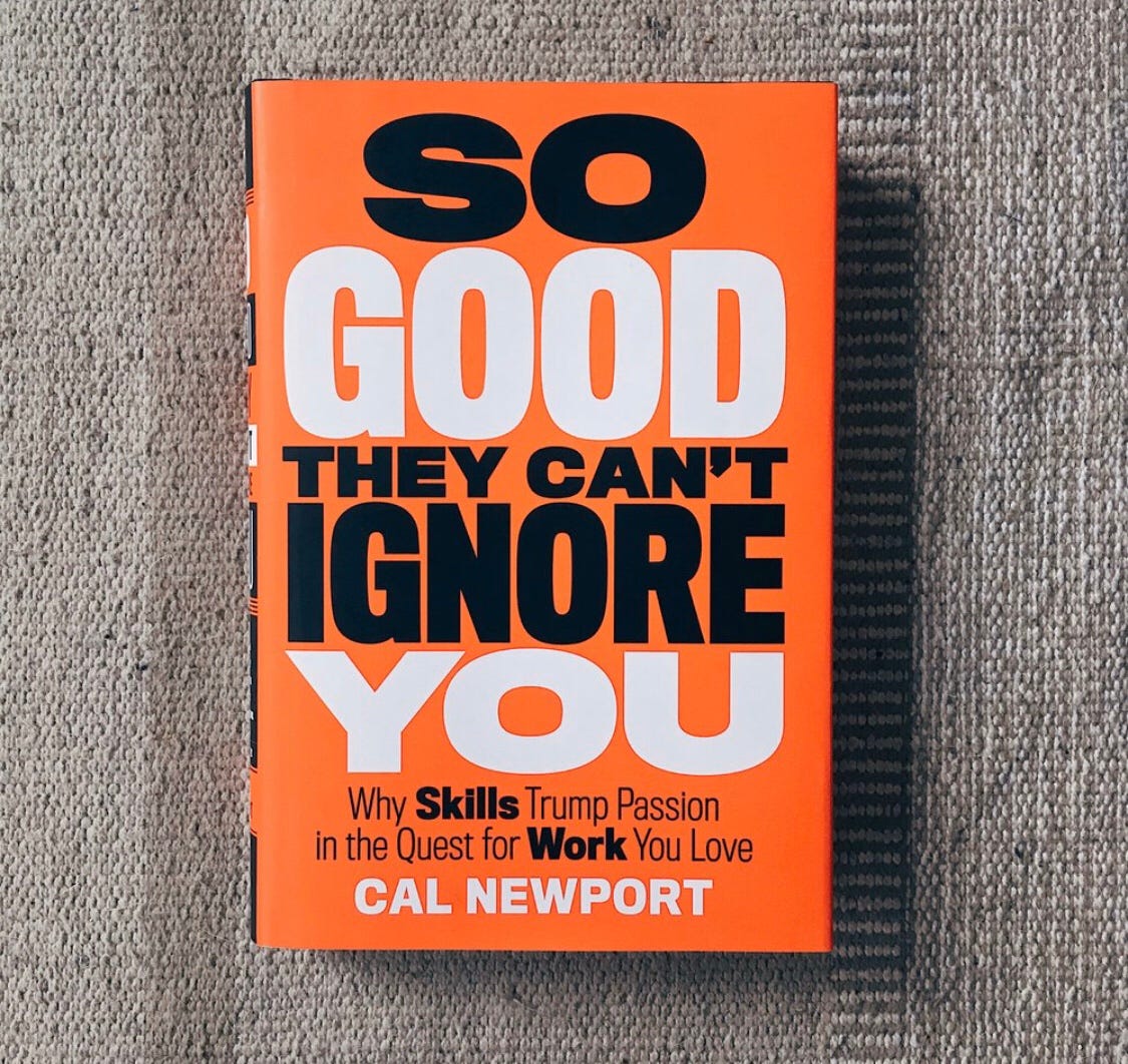 So Good They Can't Ignore You cover