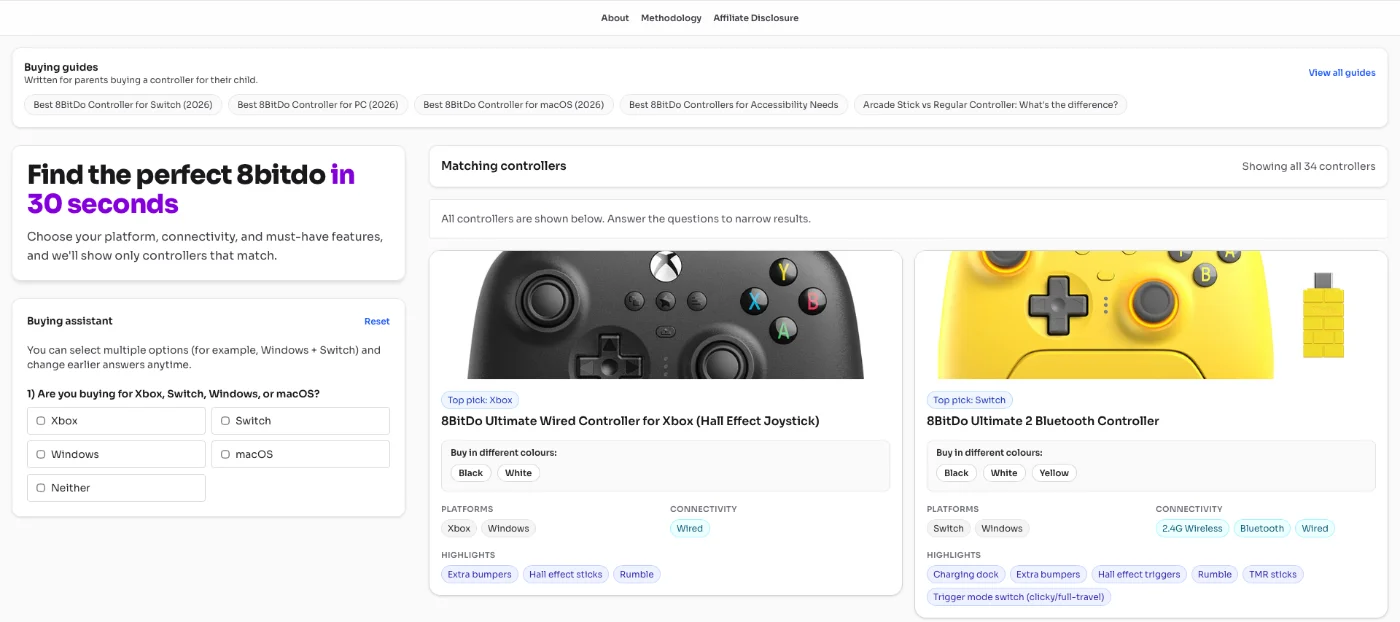 Controller Picker screenshot
