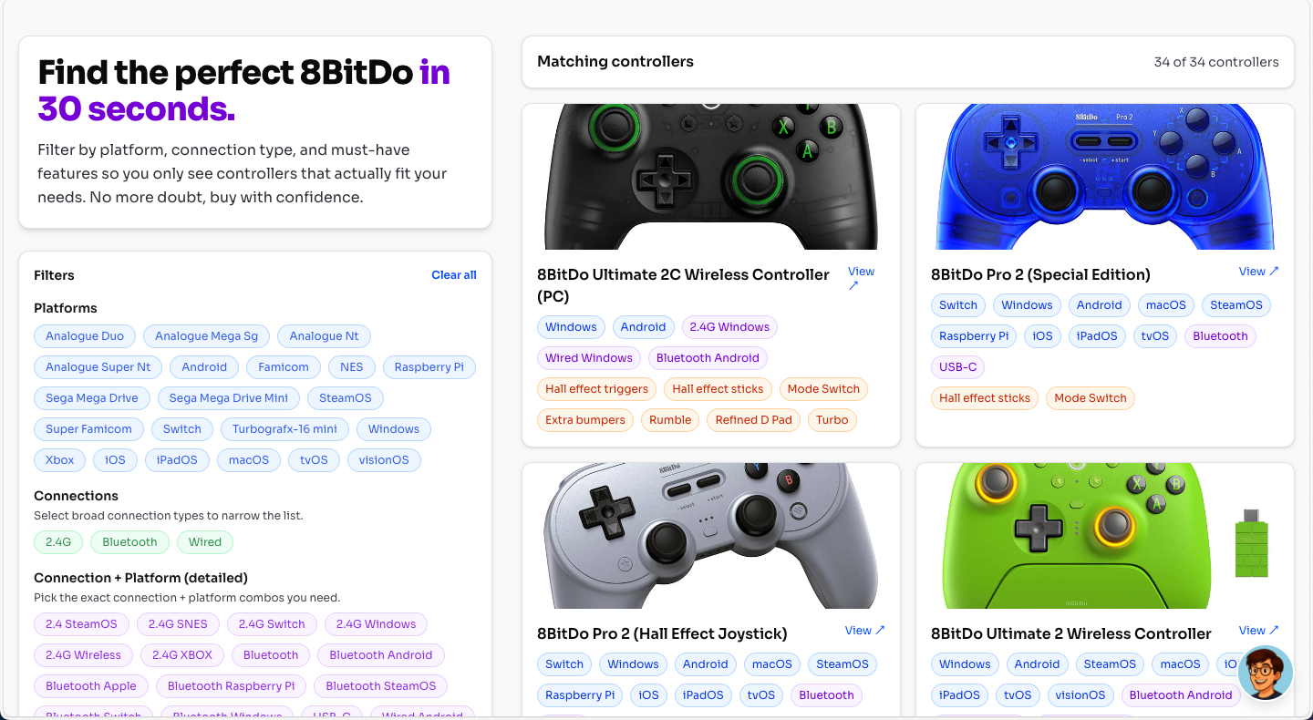 controller picker screenshot
