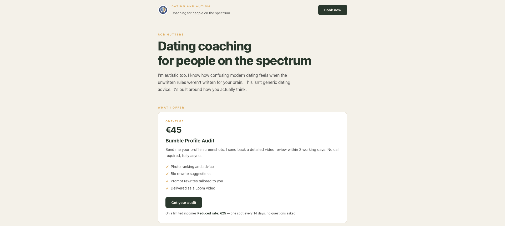 Dating and Autism screenshot