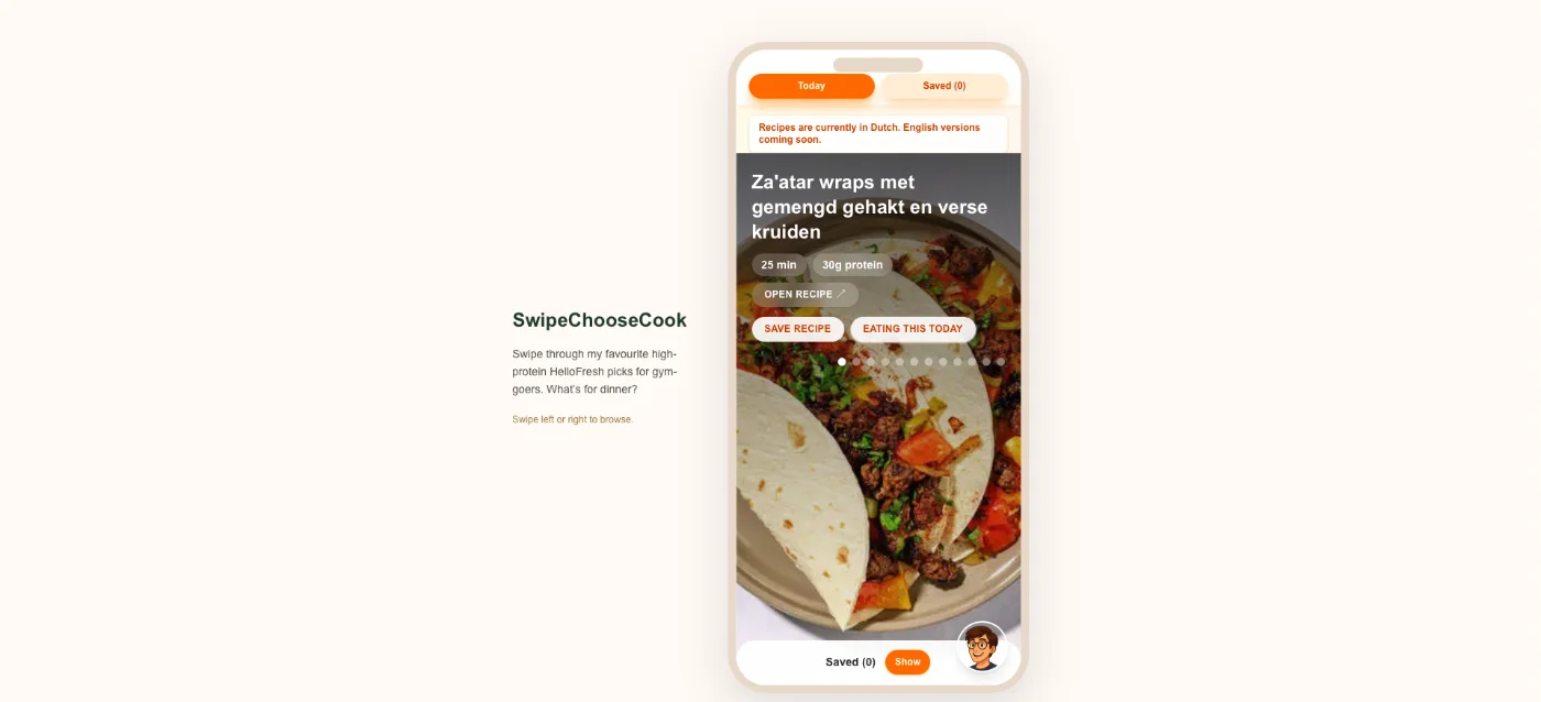 image of the app