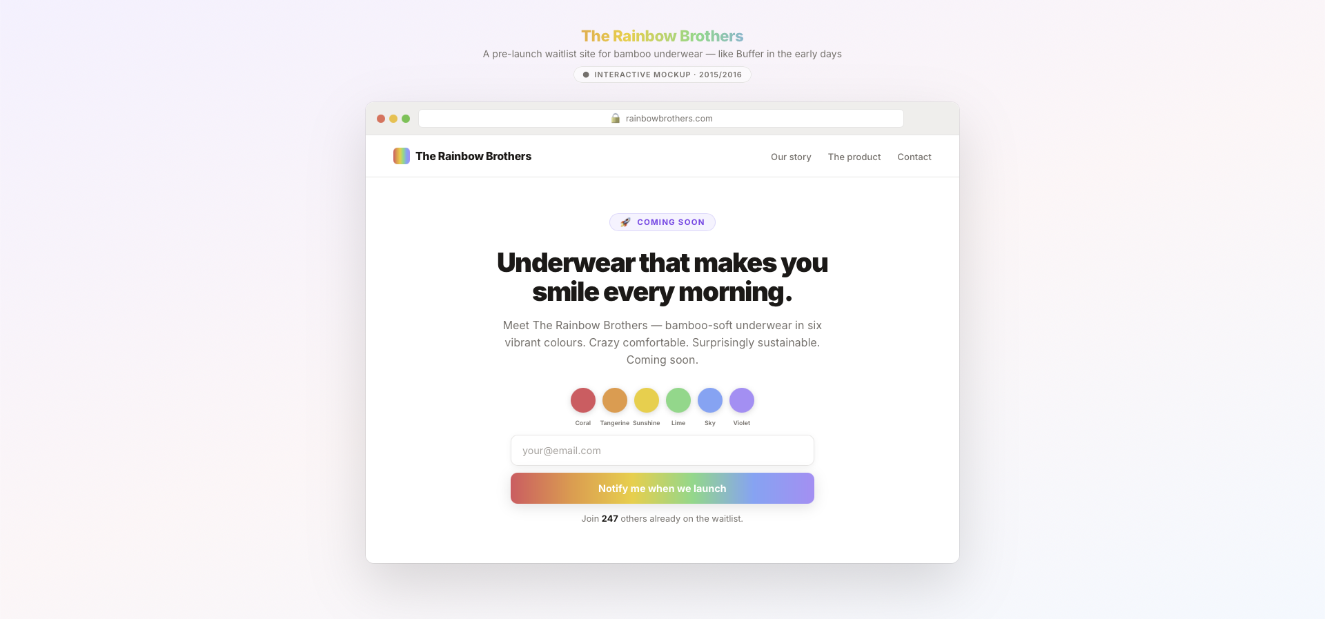 The Rainbow Brothers screenshot